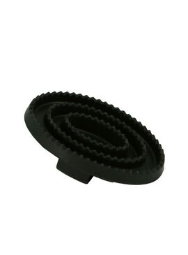 Almohaza Hueca y Oval de Goma Hippotonic Negro