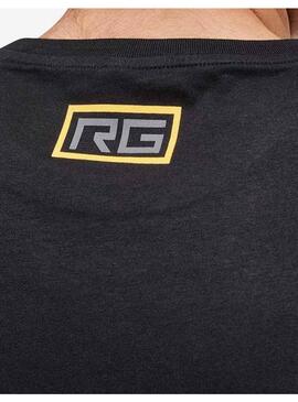 Camiseta Algodón Hombre RG Negra