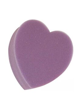 Esponja con Forma Corazón Hippotonic Violeta