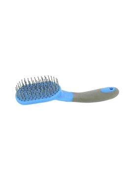 Cepillo para Crines Hippotonic “Antimicrobien” Azul/Gris