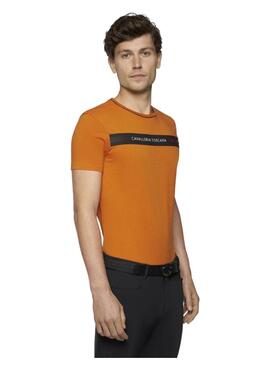 Camiseta Banda Elástica Hombre Cavalleria Toscana Naranja