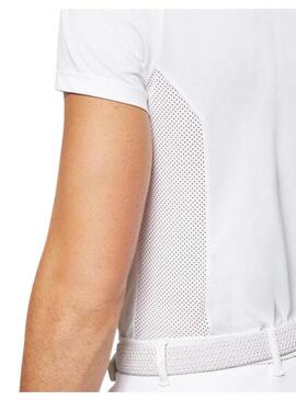 Polo Concurso Piqué+Botones Hombre Cavalleria Toscana Blanco