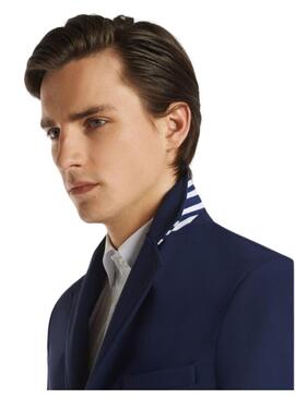 Chaqueta Concurso Knit Collar Hombre Cavalleria Toscana Azul