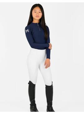 Leggings Maximilian Pro Riding Junior- Blanco