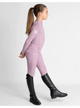 Leggings Maximilian Pro Riding Junior-Mauve