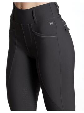 Leggings Maximilian Pro Riding Mujer-Charcoal Grey