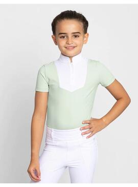 Polo Concurso Maximilian Sienna Junior-Sage Green