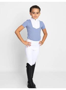 Polo Concurso Maximilian Sienna Junior-Iris Blue