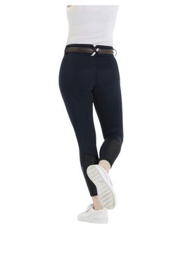 Pantalón Equithème “Claudine” Culera  Silicona Mujer Marino