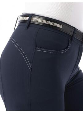 Pantalón Junior EQUITHÈME 'Tina'-Azul Marino