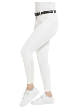 Pantalón Equithème “Claudine” Culera Silicona Mujer Blanco