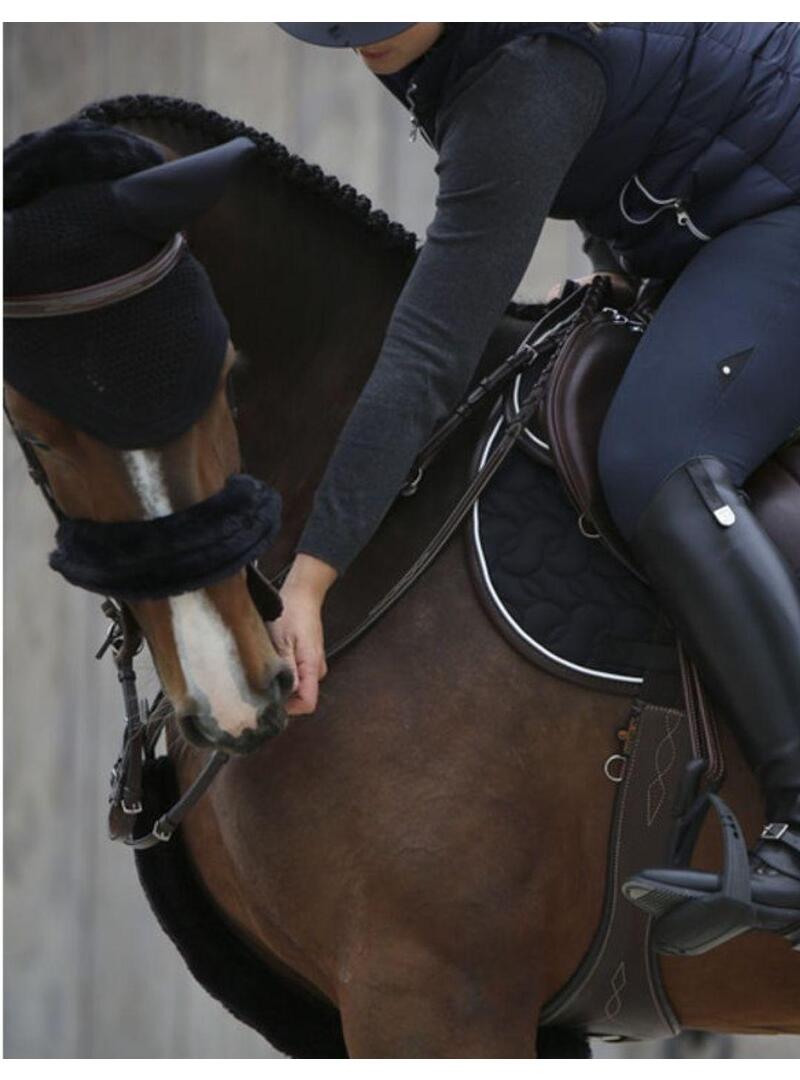 Funda Muserola Borreguillo Kentucky Negro