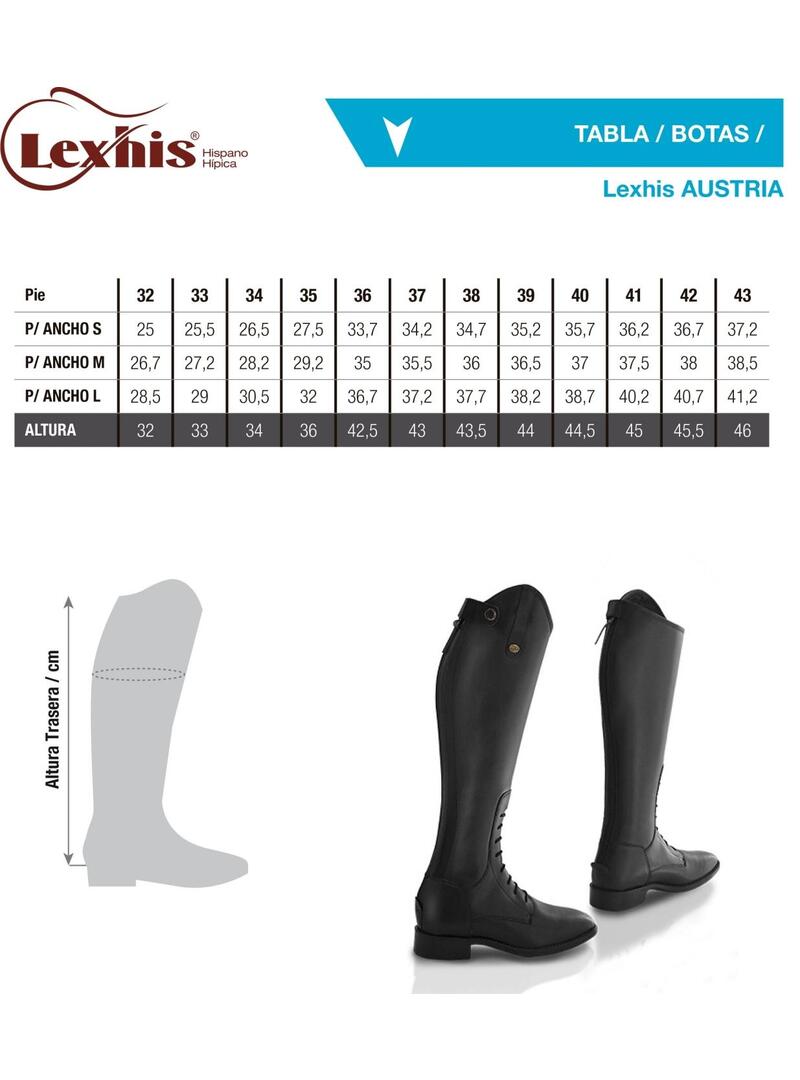 Bota Austria (Par) Lexhis Negro