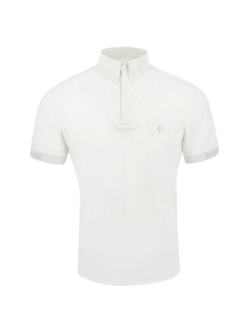 Polo EQUITHÈME 'Wellington' Hombre Blanco