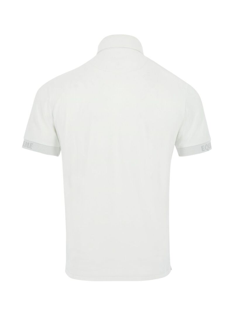 Polo EQUITHÈME 'Wellington' Hombre Blanco