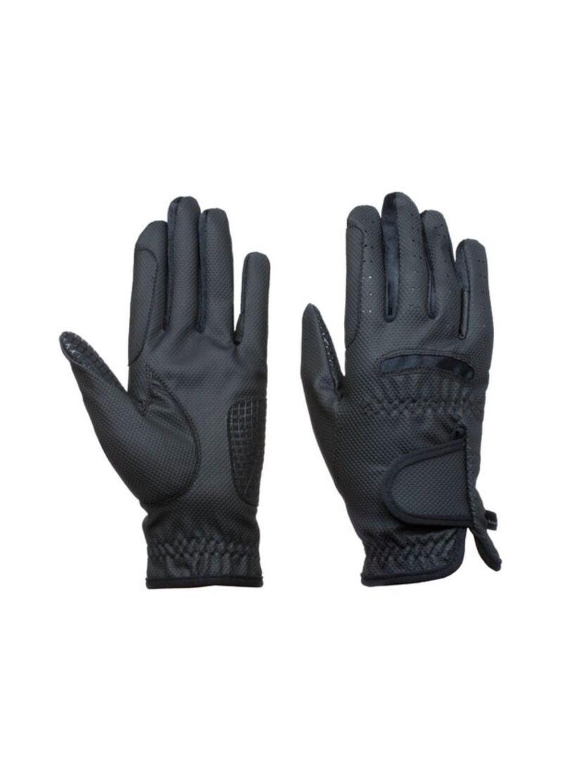 Guante Lexhis cuero sintetico (par) Negro