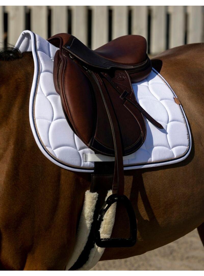 Mantilla EQUITHEME 'Shiny' Blanco