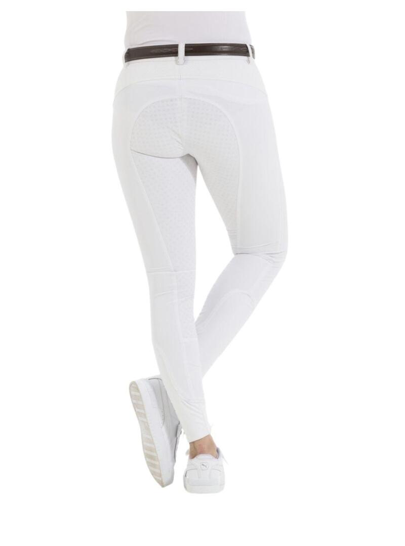 Pantalon Equitheme 'Kendal culera silicona Blanco