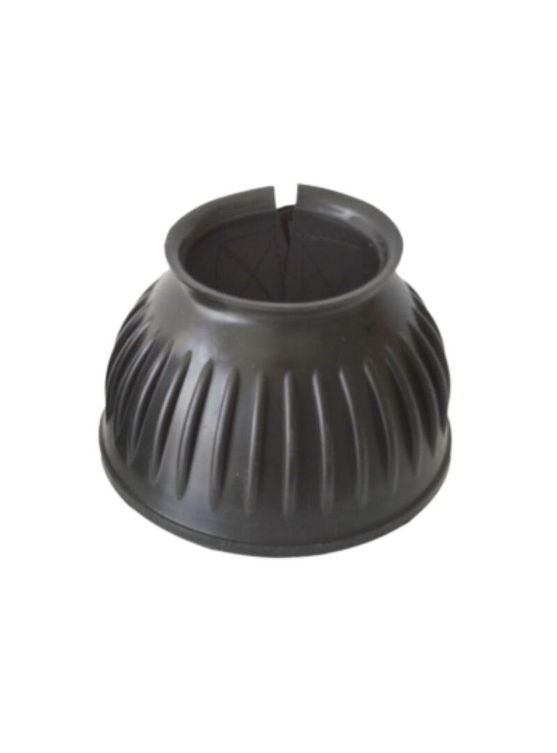 Campana HH goma abierta velcro Negro