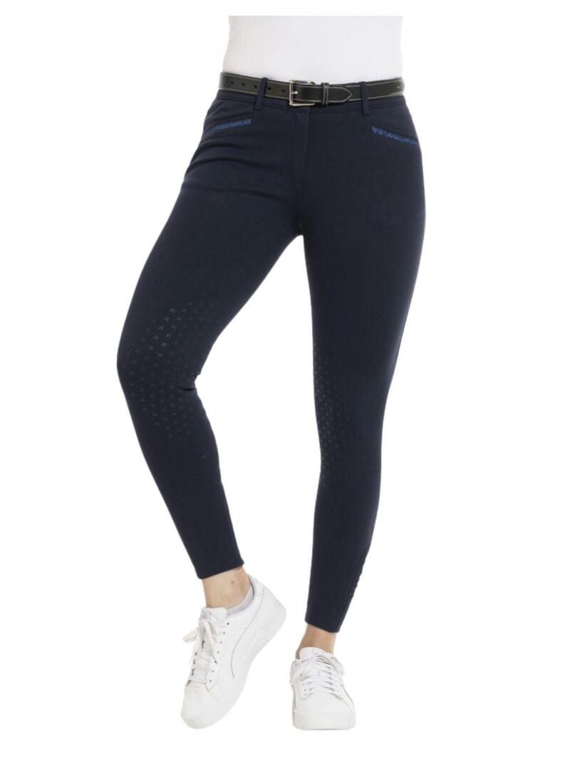 Pantalón Equithème “Kim” Mujer Cotton Marino
