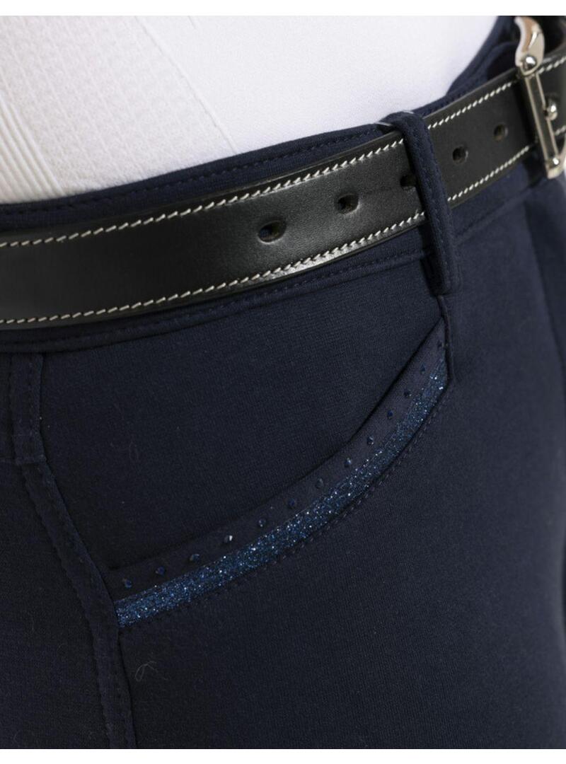 Pantalón Equithème “Kim” Mujer Cotton Marino