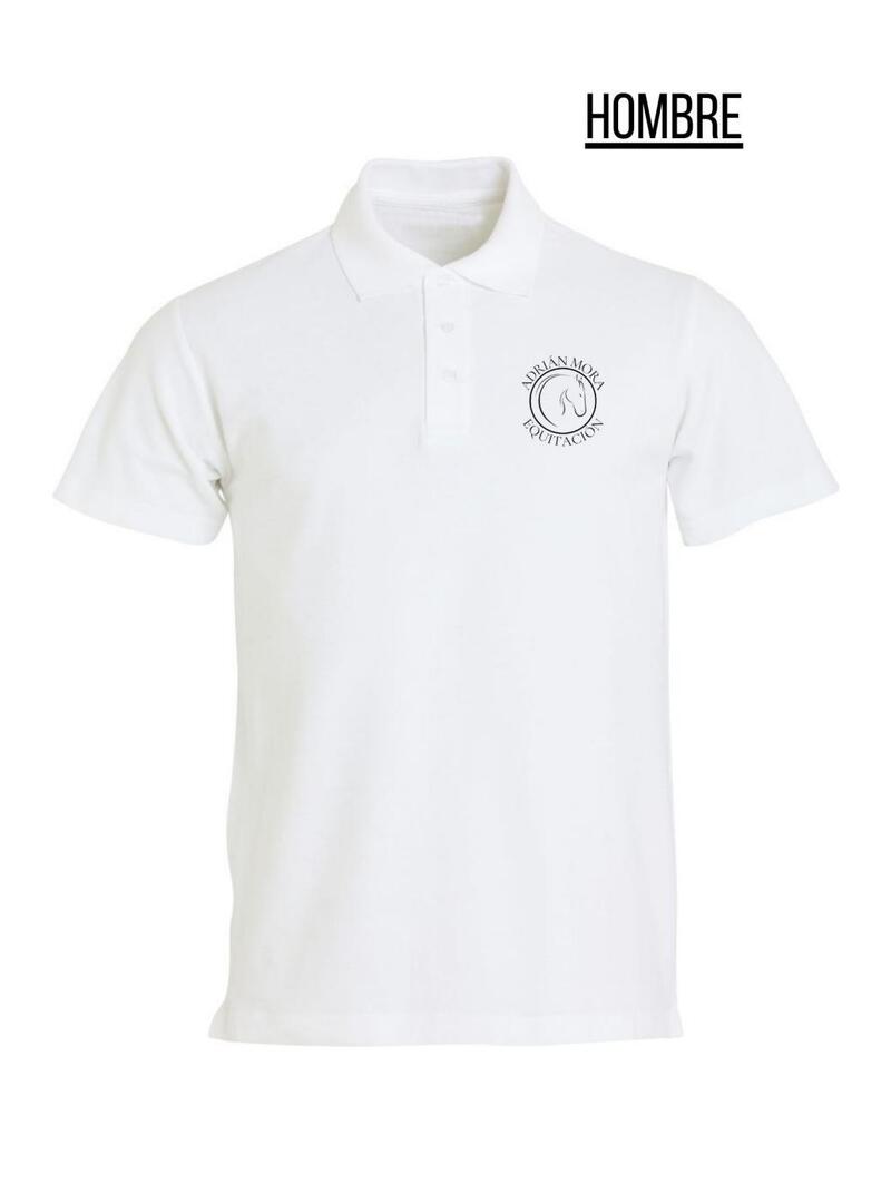 Polo Hombre Adrián Mora Blanco