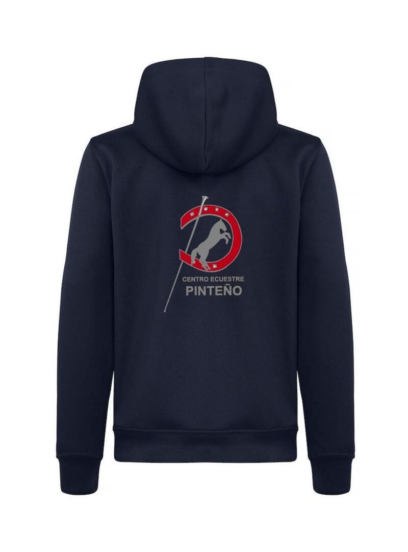 Sudadera Adulto con cremallera Pinteño Marino