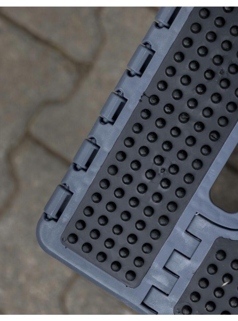 Taburete Escalón Plegable Hippotonic-Gris