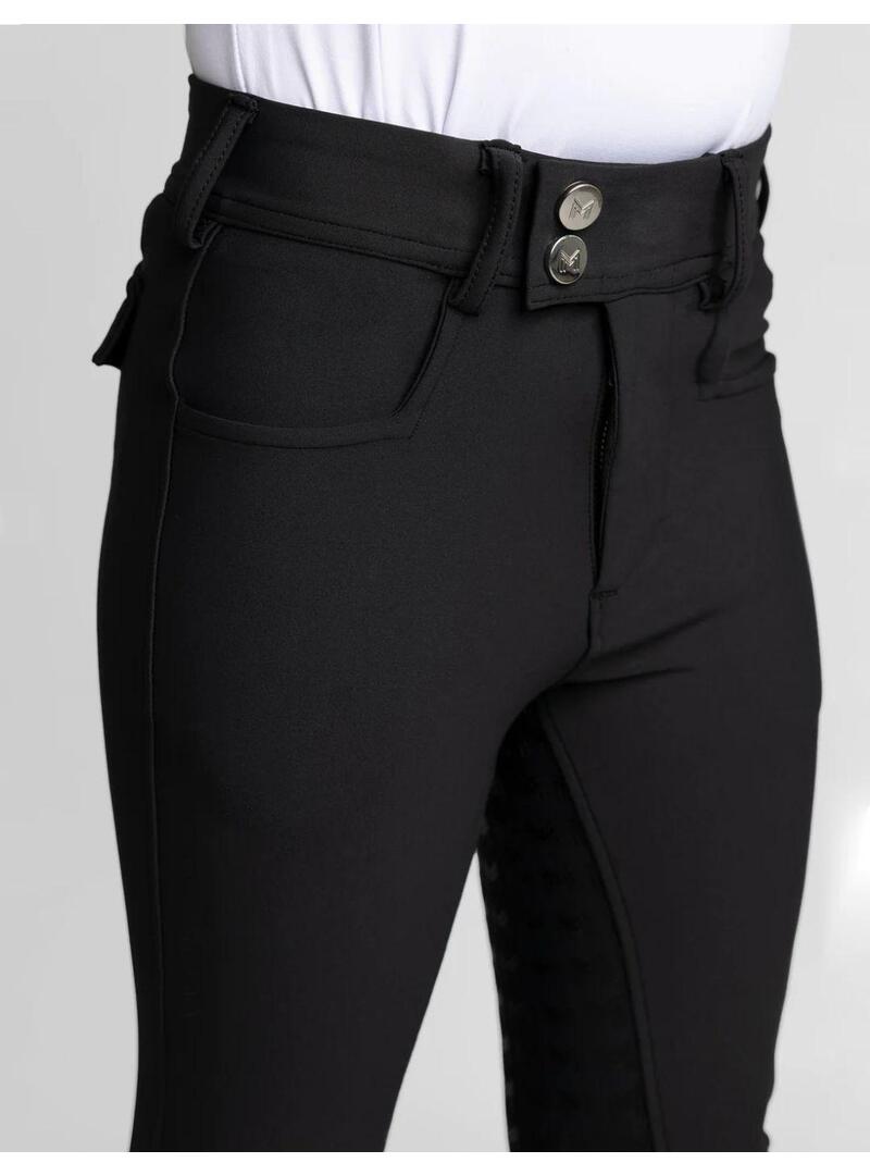 Pantalón Maximilian Reflectante Junior-Negro