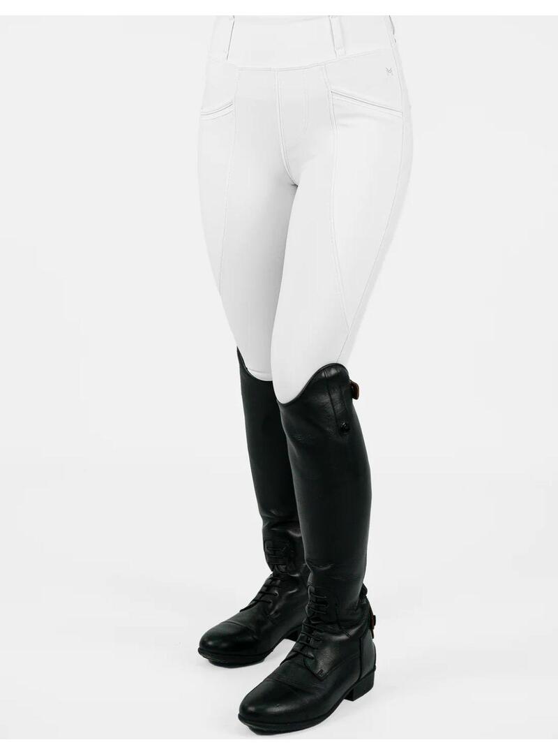 Leggings Maximilian Pro Riding Junior- Blanco