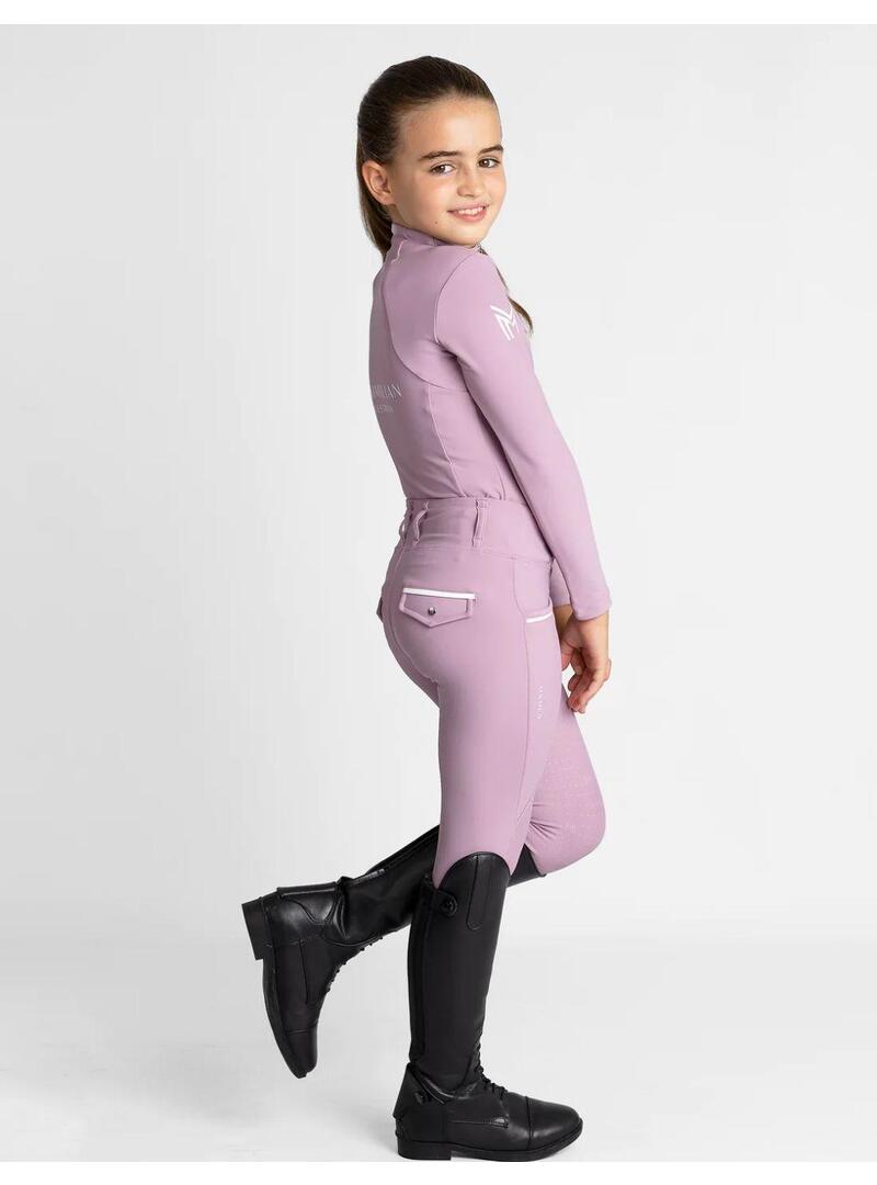 Leggings Maximilian Pro Riding Junior-Mauve