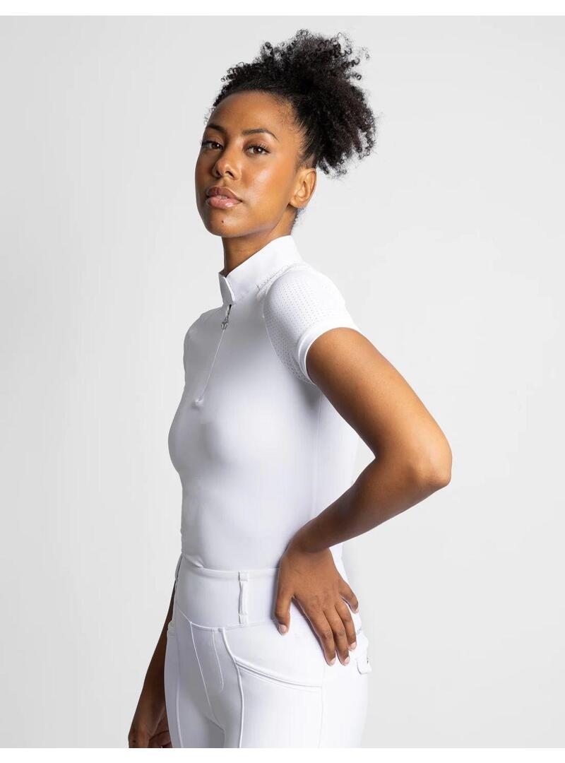 Polo Concurso Air Maximilian Mujer -Blanco