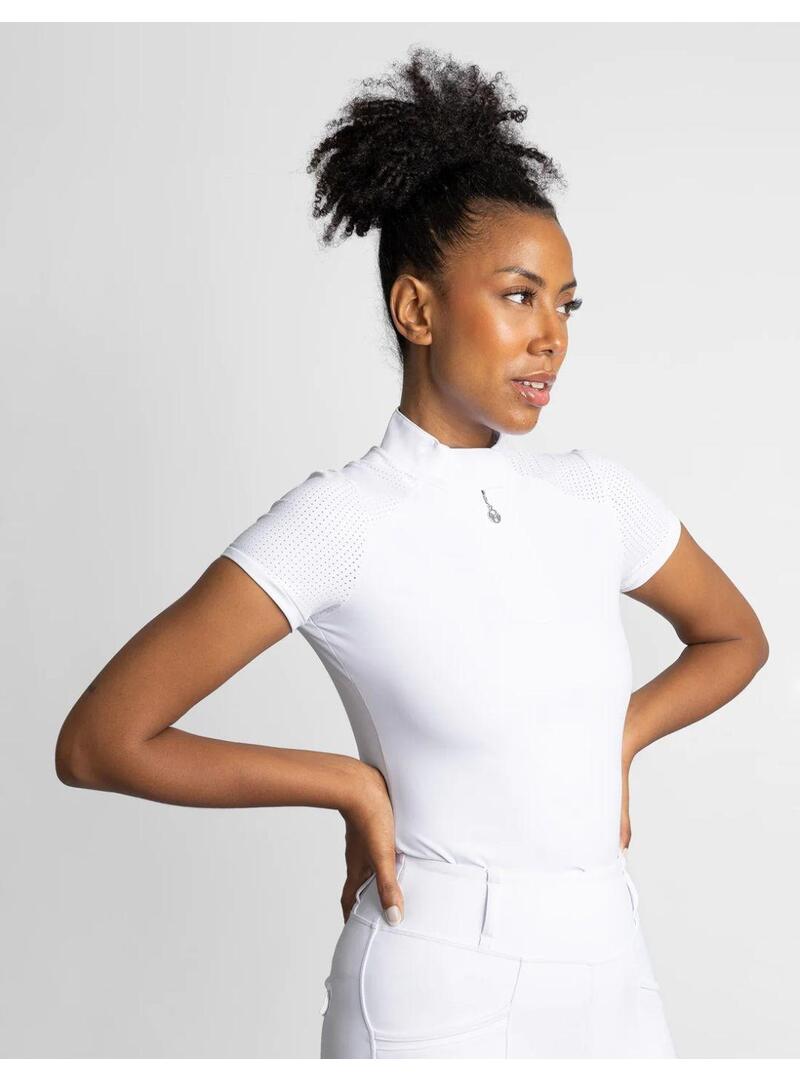 Polo Concurso Air Maximilian Mujer -Blanco