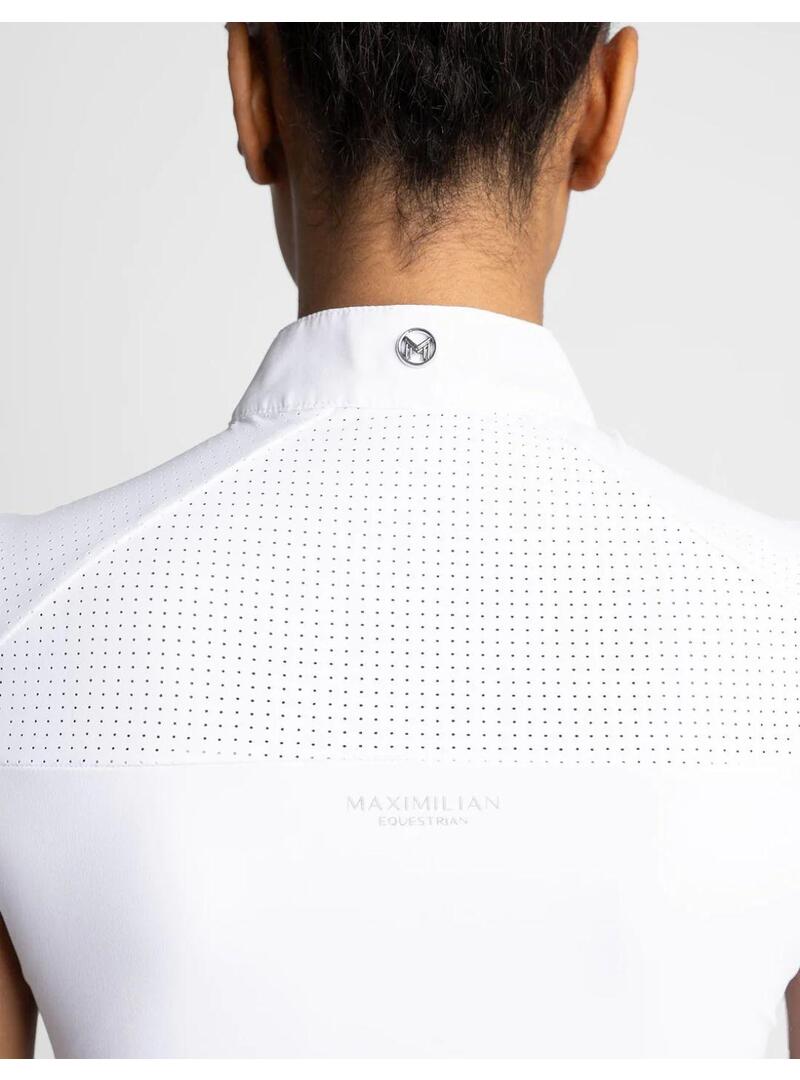 Polo Concurso Air Maximilian Mujer -Blanco