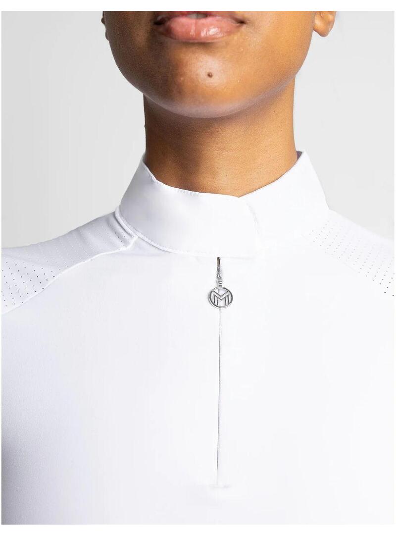 Polo Concurso Air Maximilian Mujer -Blanco