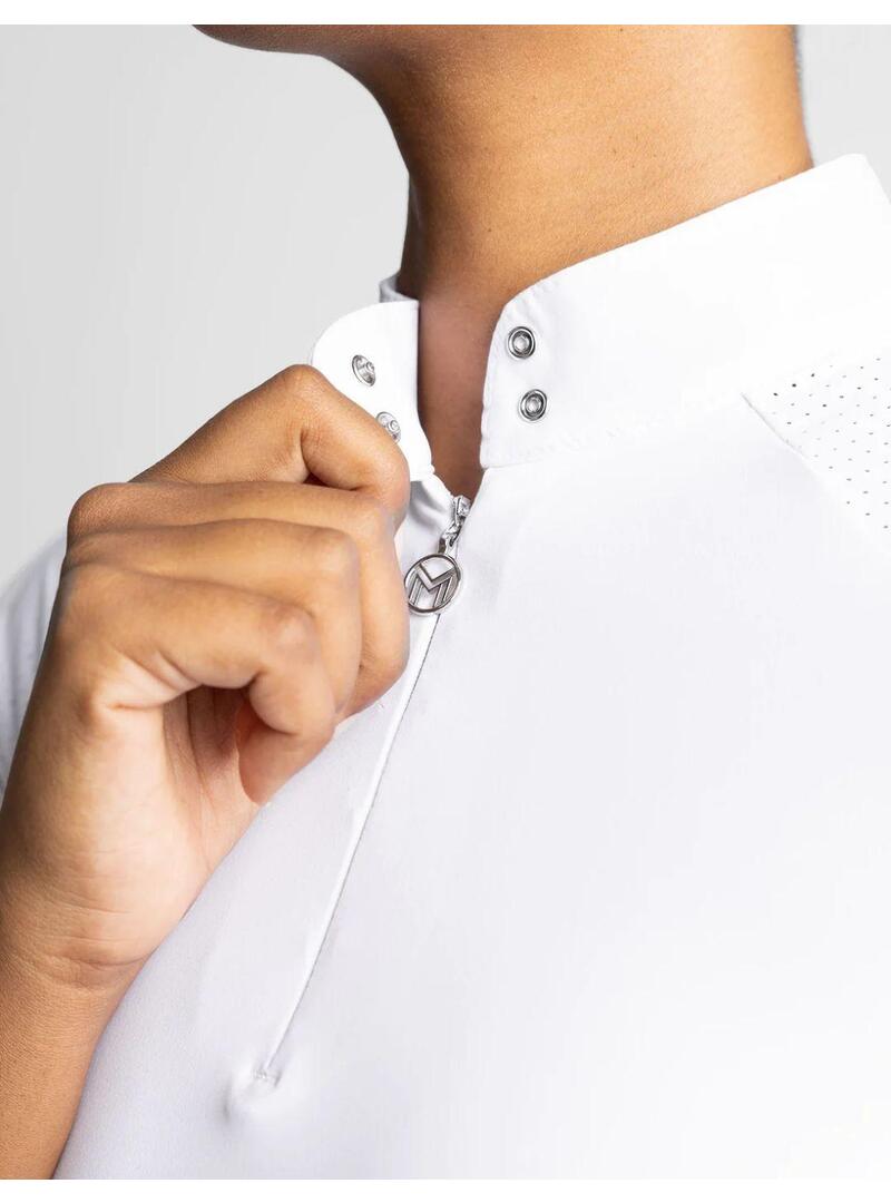 Polo Concurso Air Maximilian Mujer -Blanco