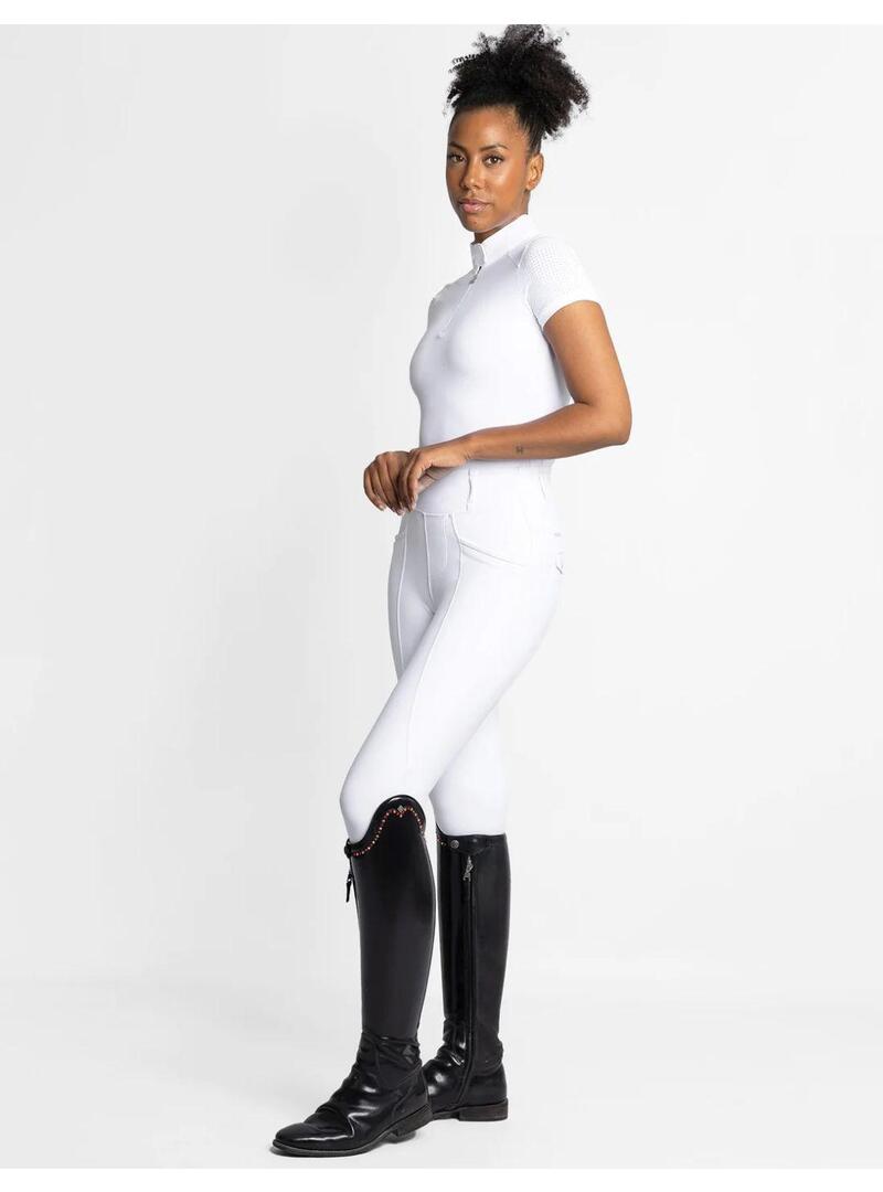 Polo Concurso Air Maximilian Mujer -Blanco