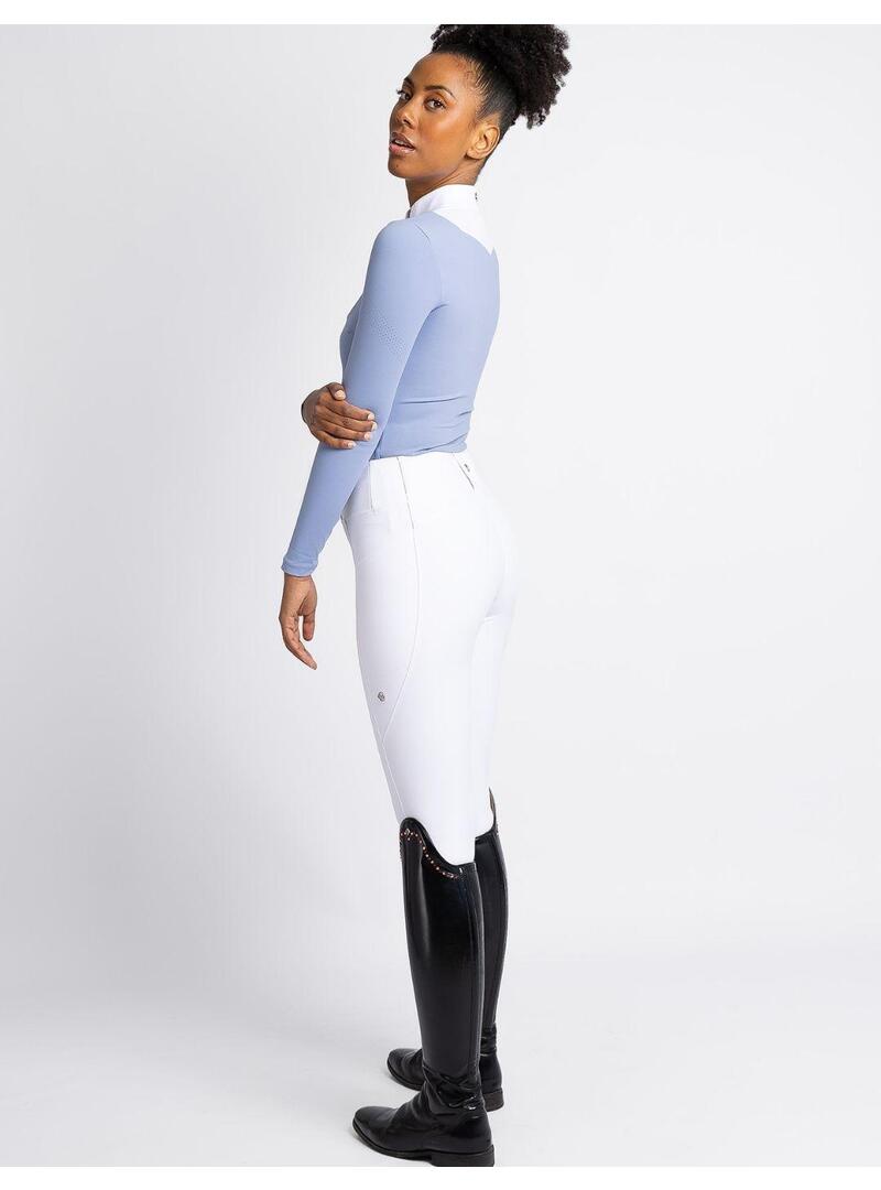 Leggings Maximilian Studio Riding Mujer- Blanco
