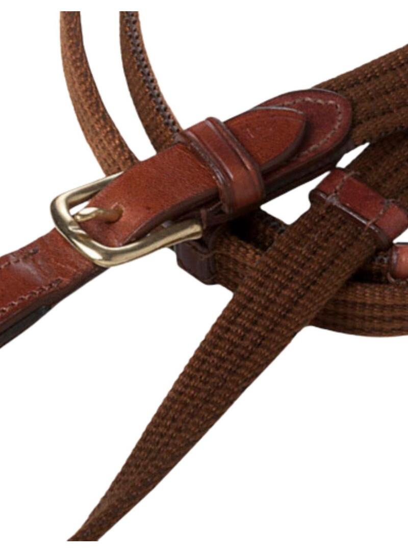 Riendas Lexhis Green Lona Hebilla Dorada Havana