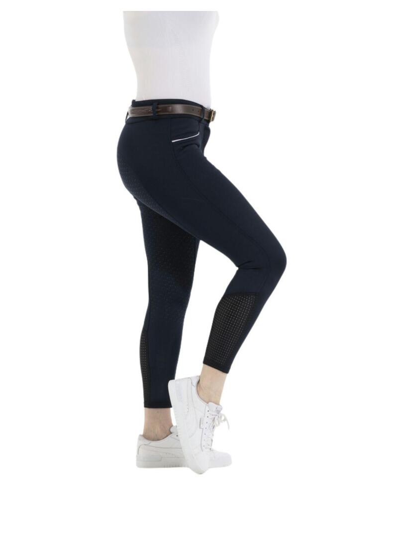 Pantalón Equithème “Claudine” Culera  Silicona Mujer Marino