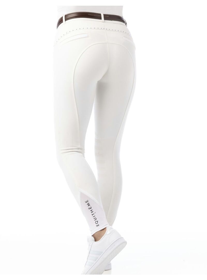 Pantalón Equithème “Safir” Mujer Blanco/Azul