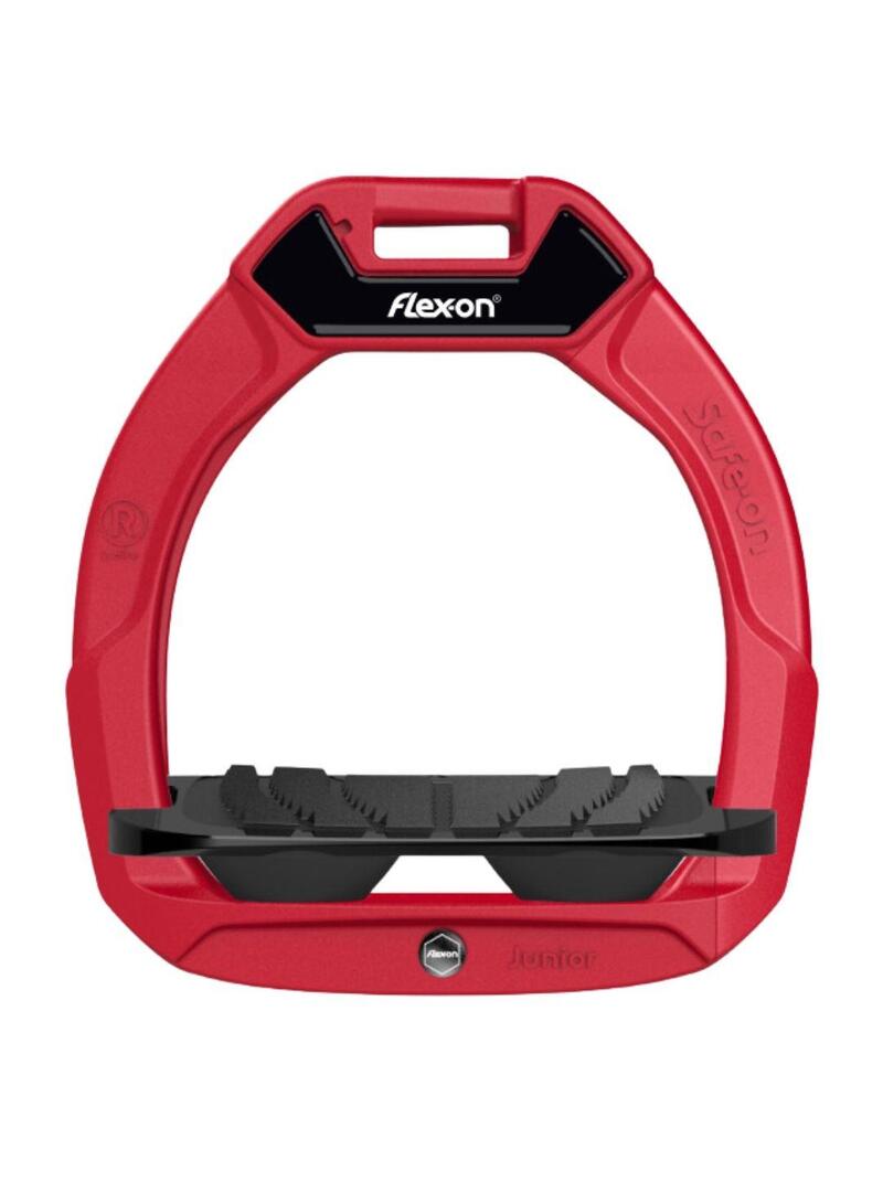 Estribo Safe-On Junior Flex-on GI Rojo/Negro/Negro