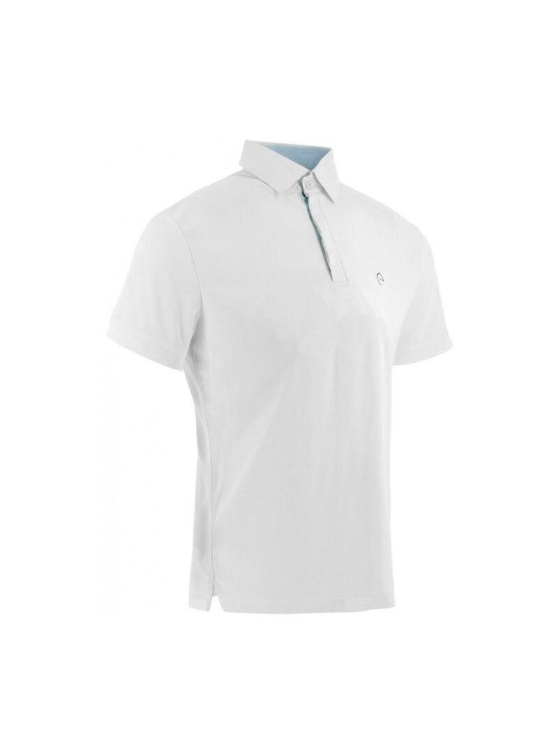 Polo de Malla Equithème 'Edy' Hombre Blanco