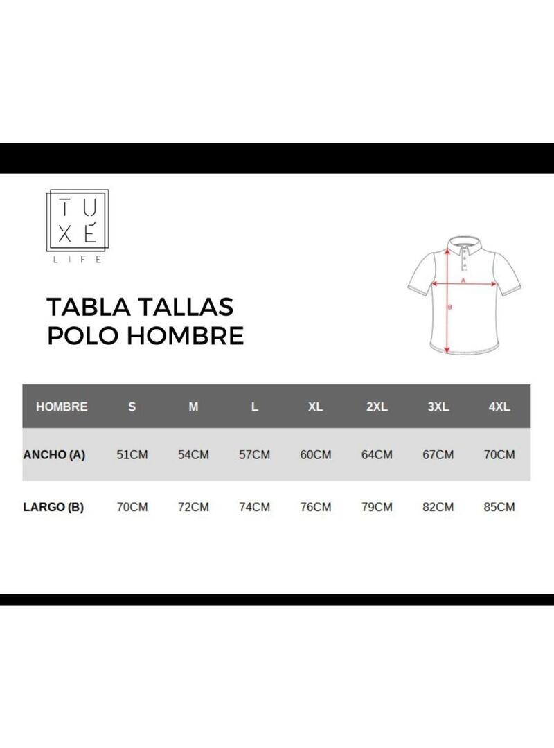 Polo Hombre San Cosme Gris