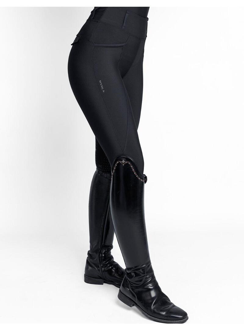 Mallas Pro Riding Full Grip Mujer Maximilian Nougat