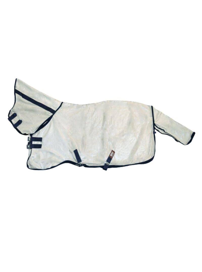 Manta HH Antimoscas Con Cubrecuello Gris/Marino