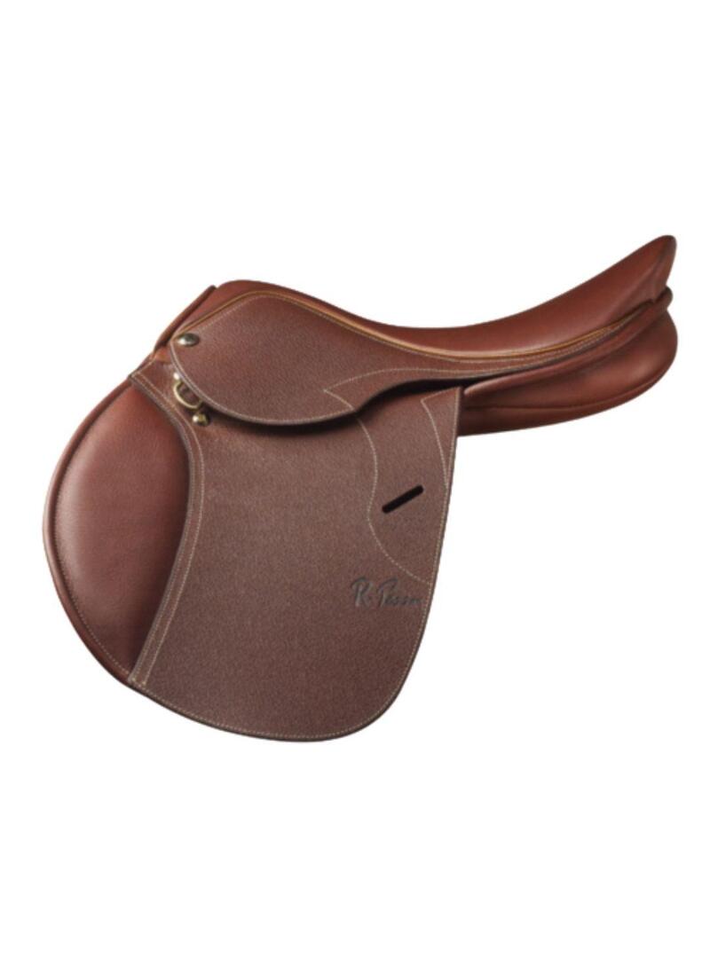 Silla Inglesa de Salto para Pony Pessoa Rodrigo Oak Bark Color Marrón