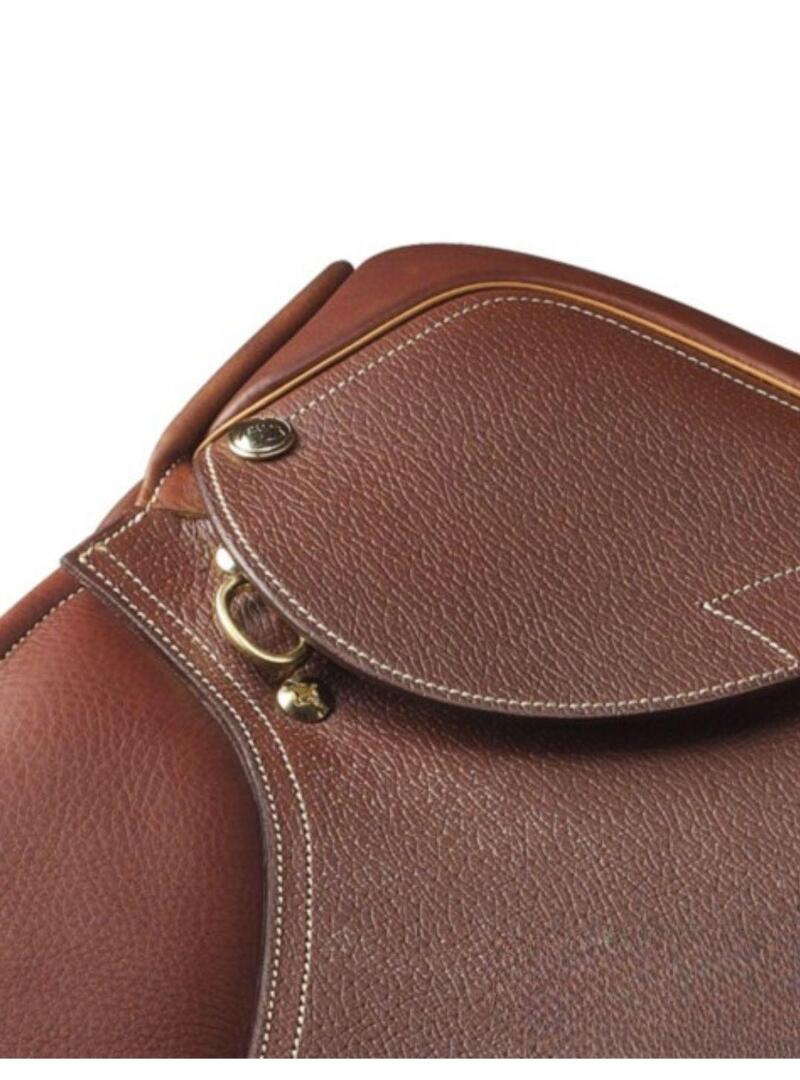 Silla Inglesa de Salto para Pony Pessoa Rodrigo Oak Bark Color Marrón