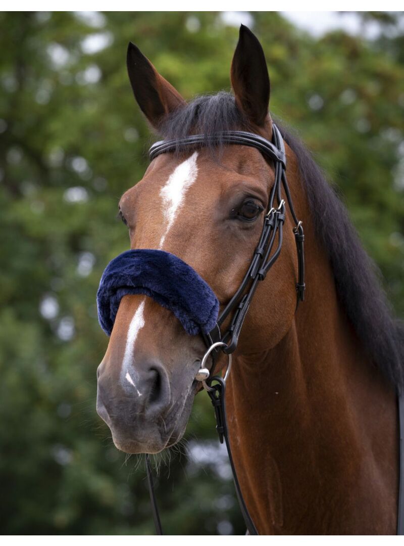 Forro muserola Equitheme 'Teddy'  Marrón