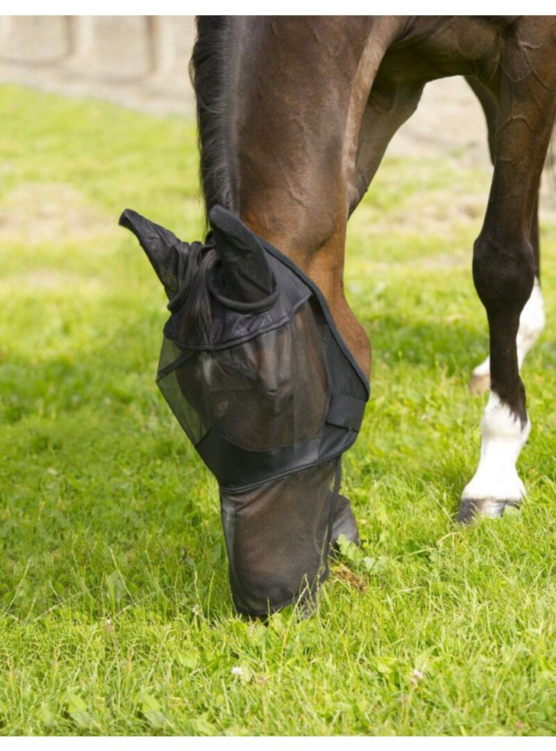 Máscara Antimoscas Equithème "Thin" Negro